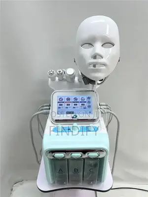 7-in-1 Hydro Facial Machine with LED Mask