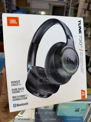Original JBL Tune 730BT Bluetooth Headphones - Black