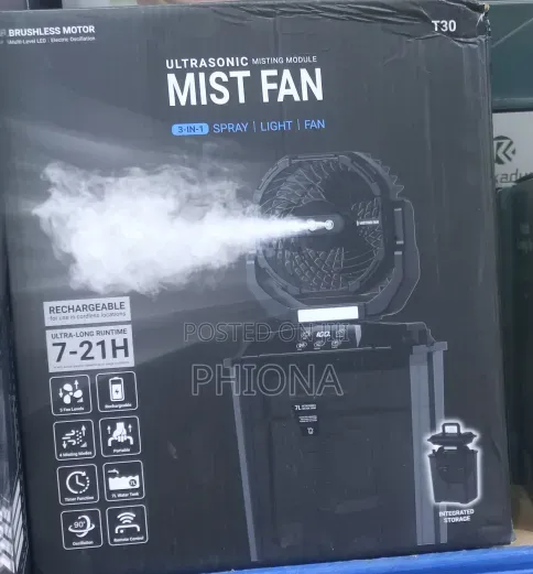 Brand New Ultrasonic Mist Fan - 1
