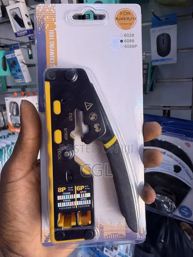 Networking RJ45 Pass-Through Crimping Tool - 1