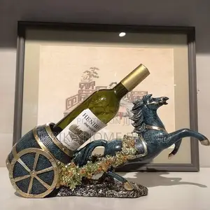 European Style Wine Rack - Horse & Elk Design