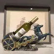 European Style Wine Rack - Horse & Elk Design - 1