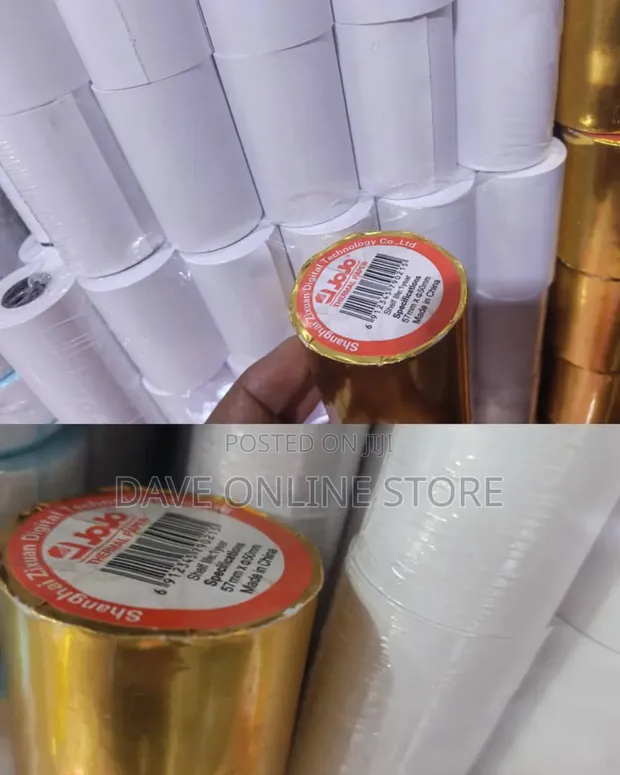 57mm x 50mm Thermal Receipt Paper Rolls - 1