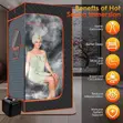 Portable Personal Home Steam and Infrared Sauna Kit - 2