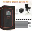 Portable Personal Home Steam and Infrared Sauna Kit - 3