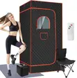 Portable Personal Home Steam and Infrared Sauna Kit - 4
