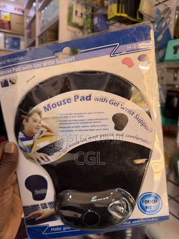Brand New Mouse Pad with Gel Wrist Support - 1