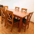 Mahogany Dining Table - Modified Modern - 1