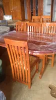Mahogany Dining Table - Modified Modern - 2