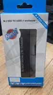 M.2 NVMe/NGFF to USB 3.1 2-in-1 SSD Enclosure - 1