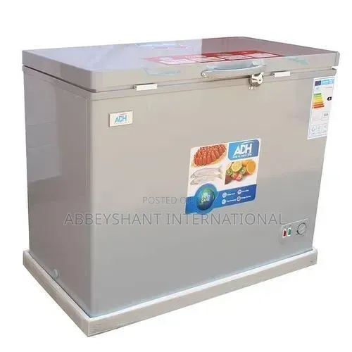 ADH 350L Silver Single-Door Chest Freezer - 1