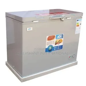 ADH 350L Silver Single-Door Chest Freezer