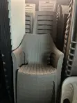 Rattan Plastic Chair - 3