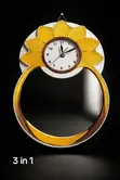 Sunflower String Art with Clock & Mirror - 1