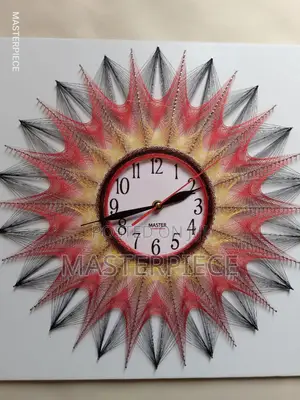 String Art Wall Clock - Customizable