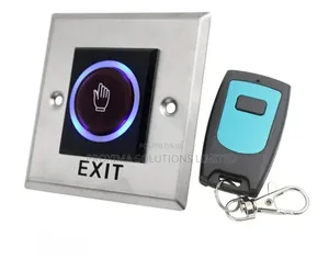 No Touch Exit Button with Wireless Remote