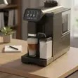 Modern Matte Black Fully Automatic Espresso Machine - 2