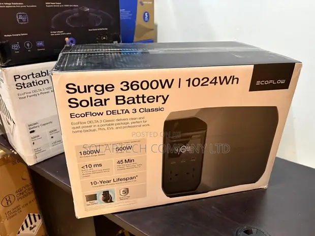 EcoFlow DELTA 3 Max 2400W Portable Power Station - 1