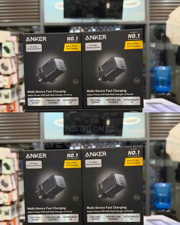 Anker Prime 67W GaN Wall Charger (3 Ports) - 1