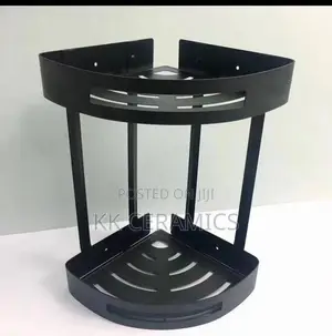Home Interiors Corner Shelf - Black