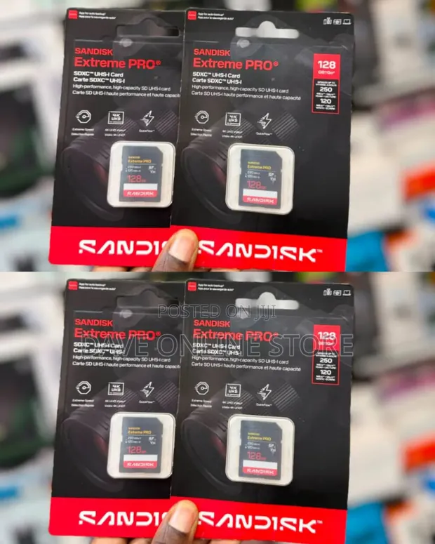 SanDisk 128GB Extreme PRO SDXC UHS-I Memory Card - 1