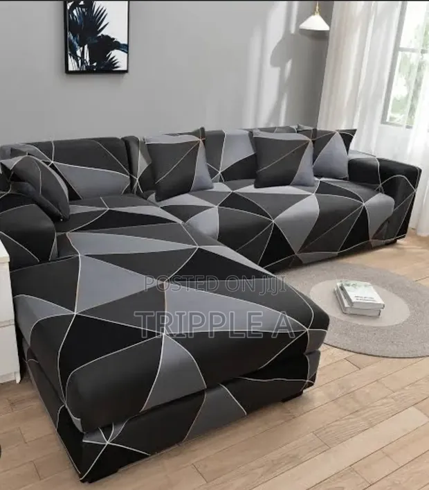Brand New L-Shaped Sofa Cover Set - 1