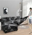 Brand New L-Shaped Sofa Cover Set - 2