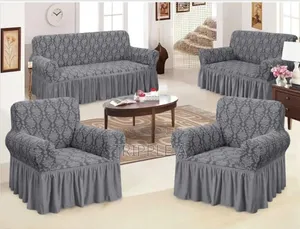 Fabienne Woven Fabric Sofa Cover - 7 Seater