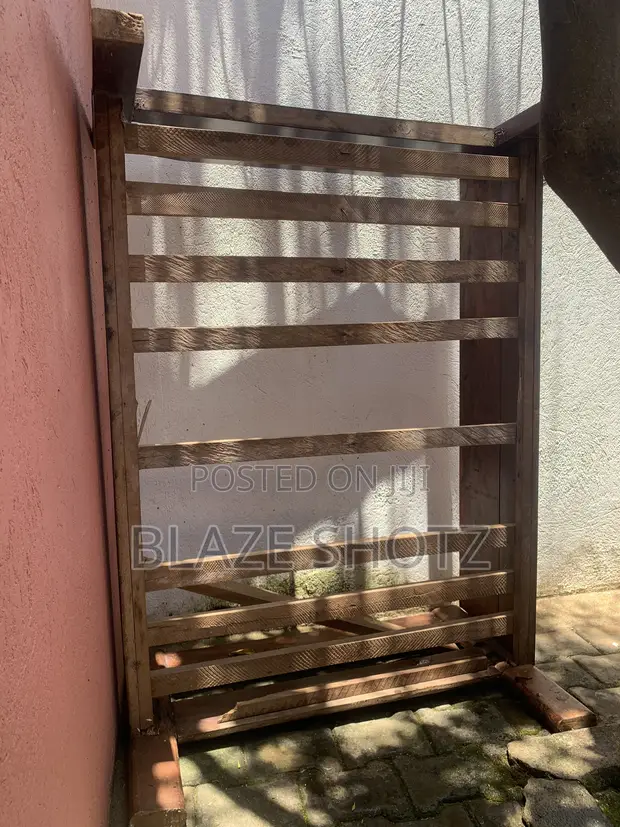 Children's Wooden Bed with Mattress - 1