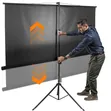 Portable Projector Screen Tripod Stand HD Movie Projection Screen - 3