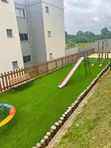 Kids Playing Ground Green Grass Carpet - 2