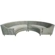 Lorenzo Curved Sofa Set - Any Colour/Material - 1