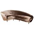 Curvy Sofa Couches - Any Colour/Material - 1