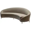 Curvy Sofa Couches - Any Colour/Material - 3