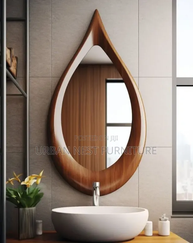 Artistic Teardrop Shaped Mirror - 1
