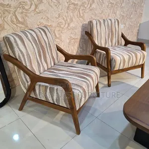 Urban Nest Handcrafted Wood Accent Chair