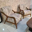 Urban Nest Handcrafted Wood Accent Chair - 1