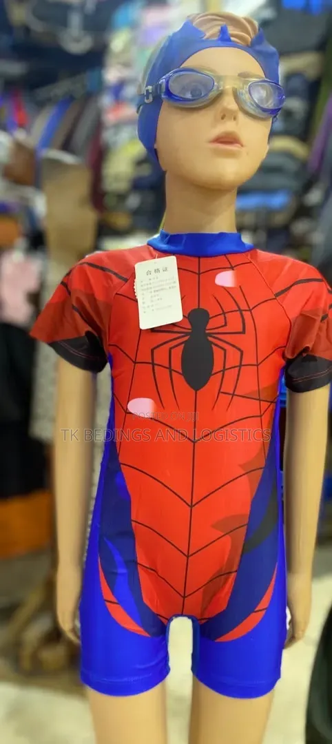 Kids Spiderman Swimsuit - 1