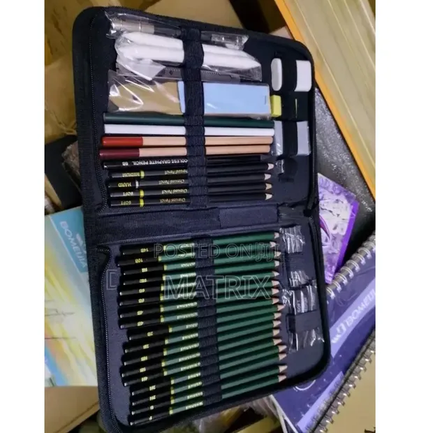 Sketch Drawing Kit - 42 Piece Pack - 1