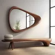 3D Artistic Wooden Mirror - 1