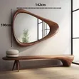 3D Artistic Wooden Mirror - 2