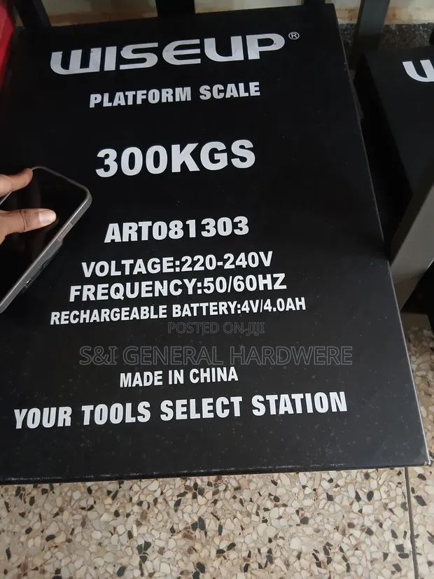 Wiseup Guardrail Platform Scale 300kg - 1