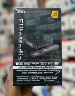 JBQ Elevano Ultra-HD 8K Streaming Media Box