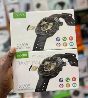 Modio SM05 Smart Watch with HD Calling, Camera, SIM Card