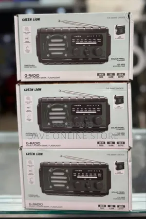 Green Lion G-Radio with Power Bank & Flashlight