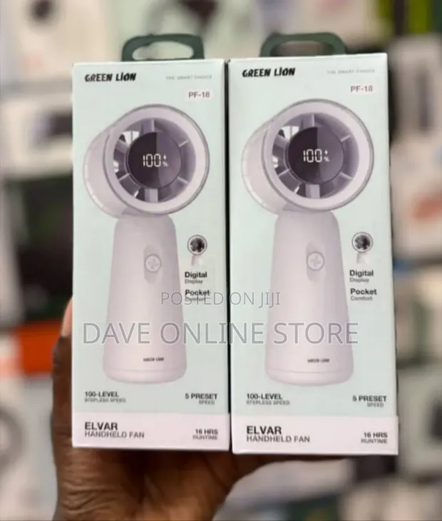 Green Lion Elvar Handheld Fan - 1
