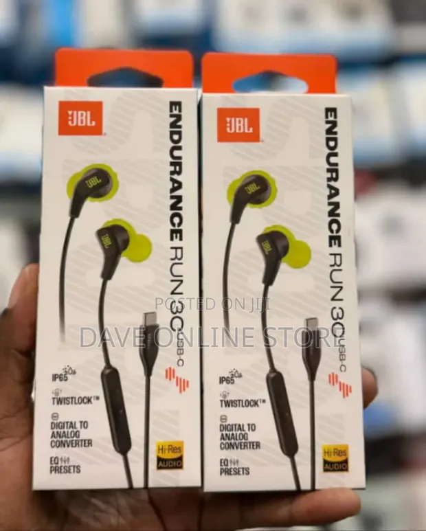JBL Endurance Run 3C Wired Headphones - 1