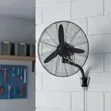 30-inch Wall-Mounted Industrial Electric Fan - 3-Blade - 2