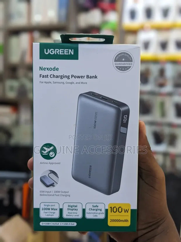 Ugreen 20000mAh 100W Laptop Power Bank - 1