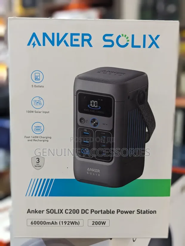 Anker Solix C200 Power Station 60000mAh (192Wh) 200W - 1